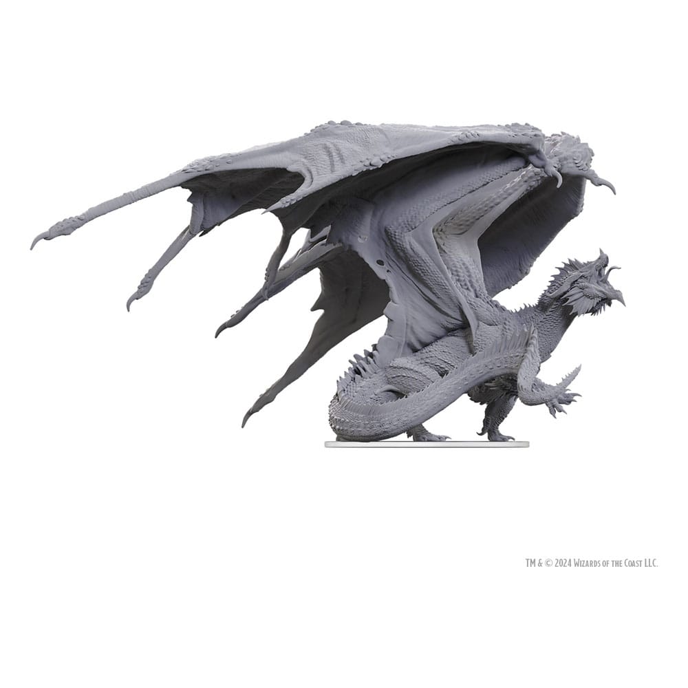 D&D Nolzur's Marvelous Miniatures Miniatur unbemalt Adult Red Dragon Tyrant 18 cm