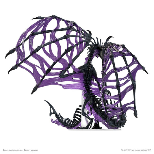 D&D Icons of the Realms Boxed Miniaturen vorbemalt Black Dracolich 30 cm