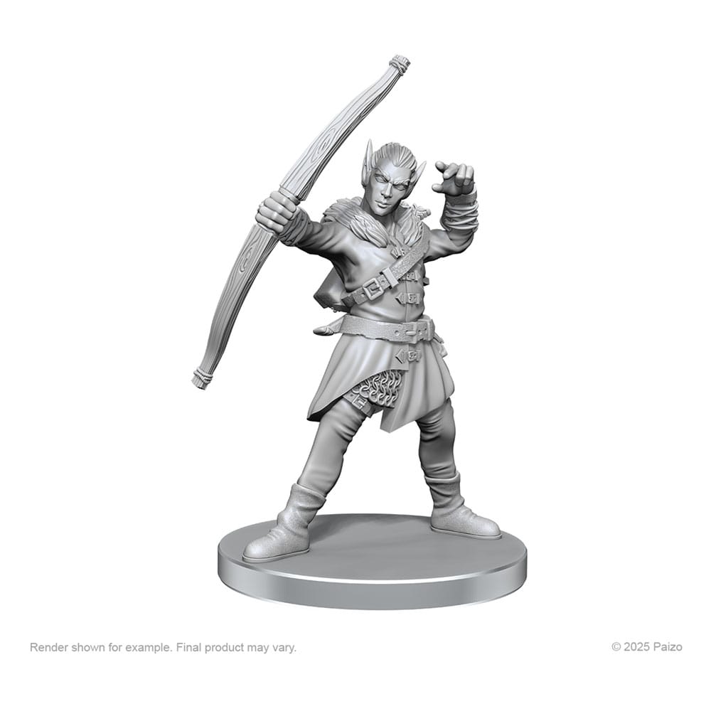 Pathfinder Deep Cuts Miniaturen unbemalt Elf Hunter & Catfolk Bandit