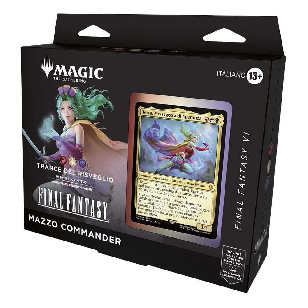Magic the Gathering Final Fantasy Commander-Decks Display (4) italienisch