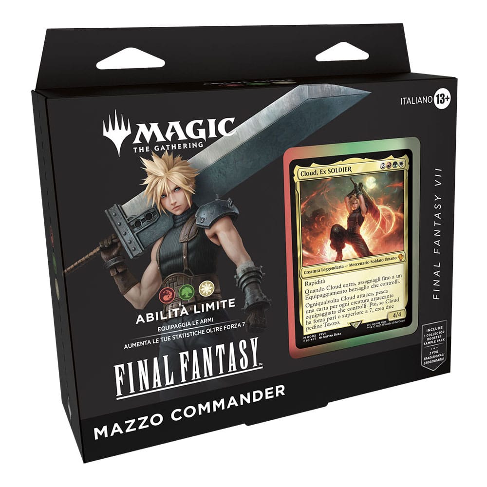 Magic the Gathering Final Fantasy Commander-Decks Display (4) italienisch