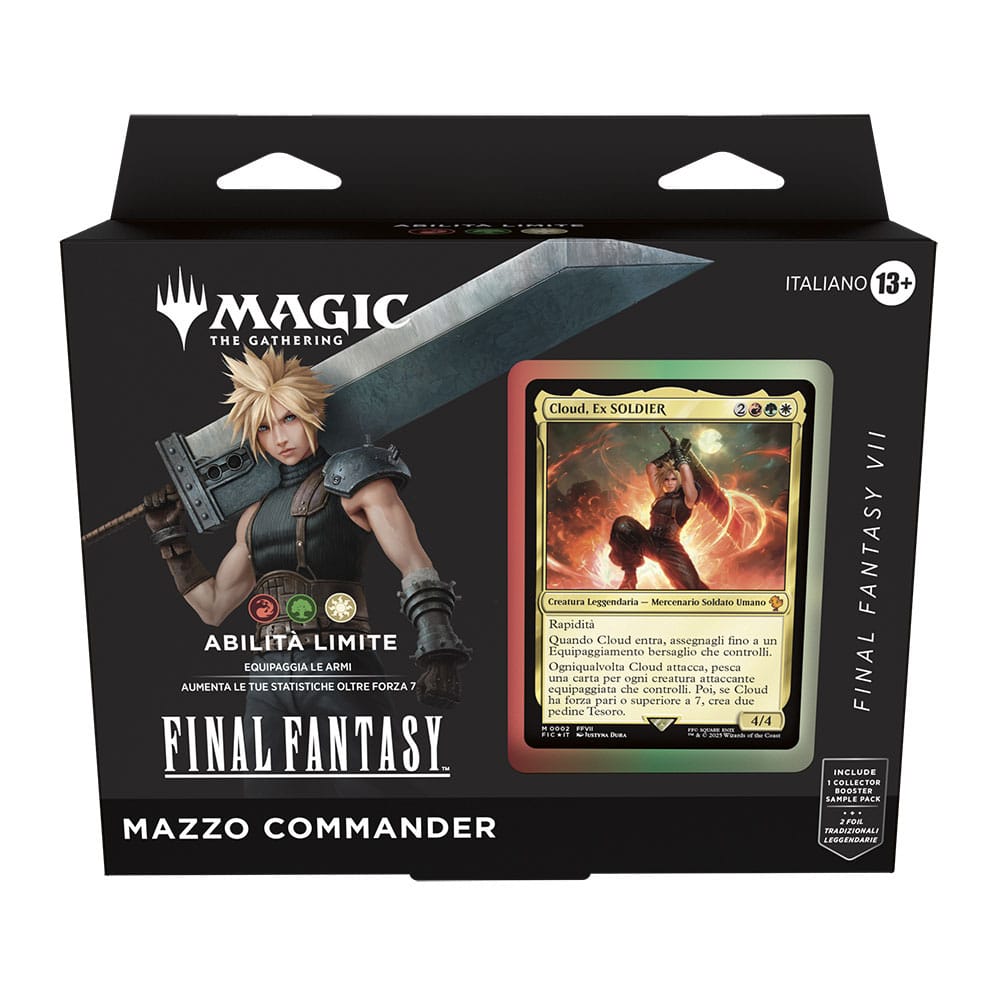 Magic the Gathering Final Fantasy Commander-Decks Display (4) italienisch