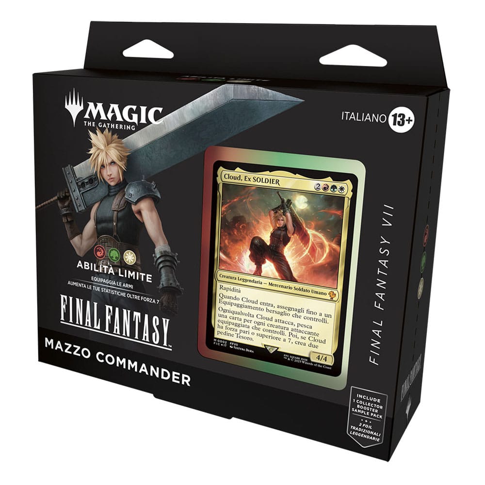 Magic the Gathering Final Fantasy Commander-Decks Display (4) italienisch