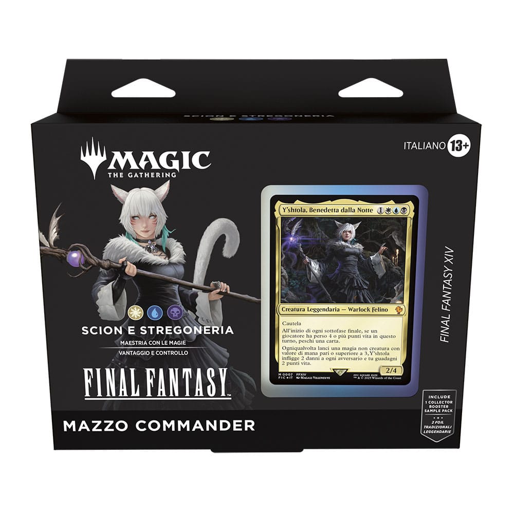 Magic the Gathering Final Fantasy Commander-Decks Display (4) italienisch