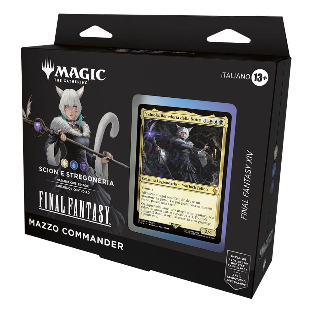 Magic the Gathering Final Fantasy Commander-Decks Display (4) italienisch