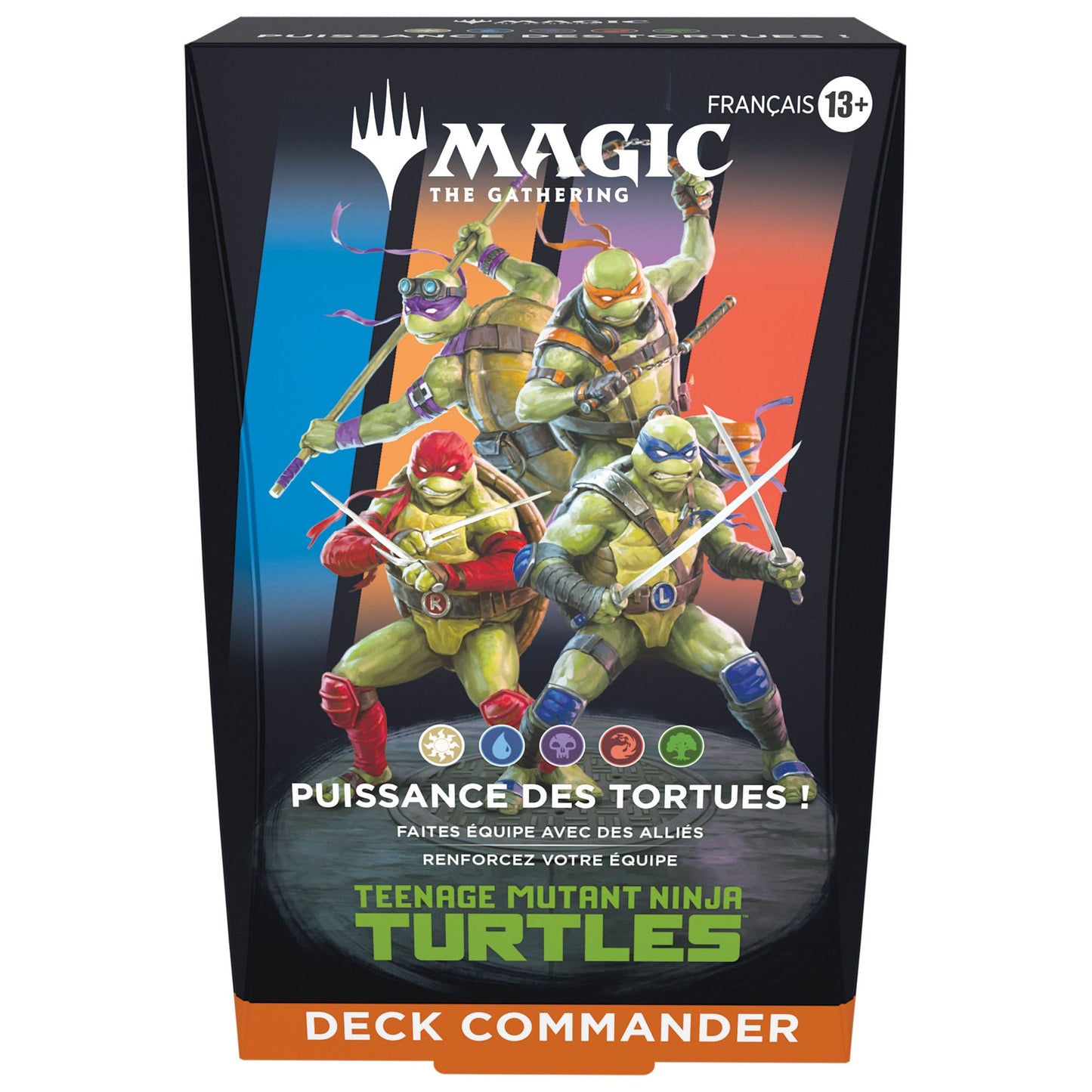 Magic the Gathering Teenage Mutant Ninja Turtles Commander-Decks Umkarton (4) französisch