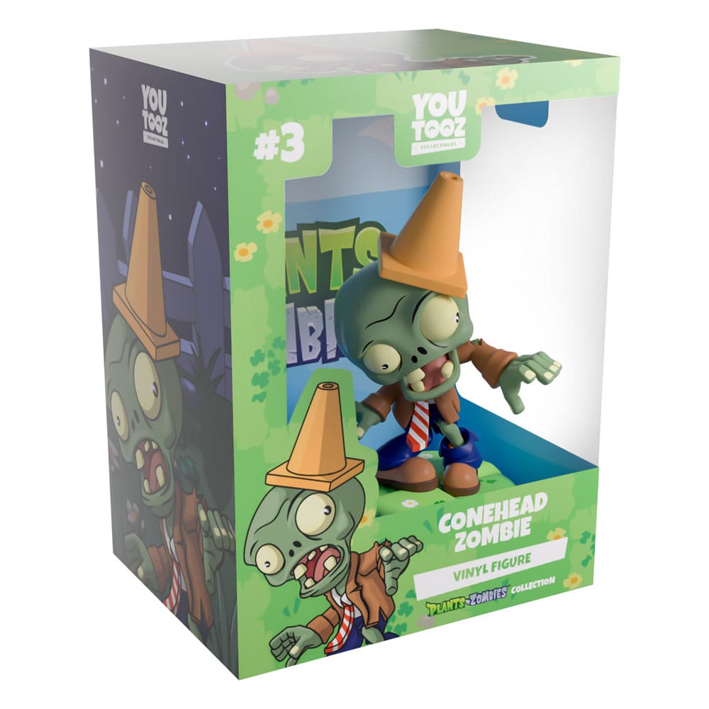 Plants vs. Zombies Vinyl Figur Conehead Zombie 12 cm
