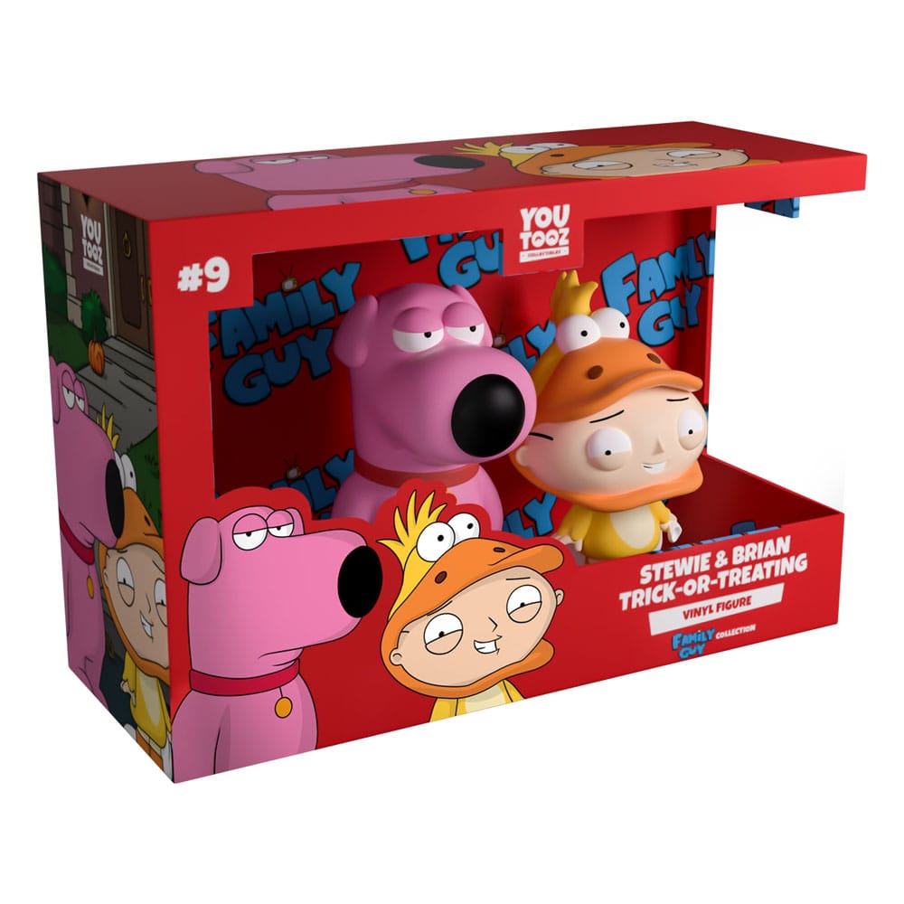 Family Guy Vinyl Figuren 2er-Pack Stewie & Brian Trick-Or-Treating 10 cm