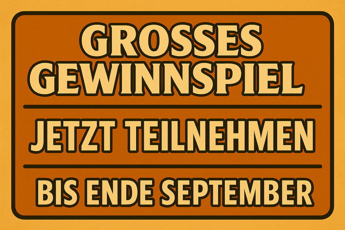 Preisausschreiben zum Start unseres Shops