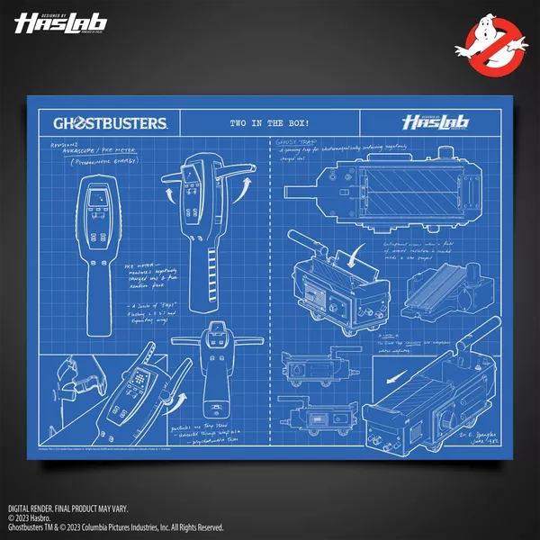 Ghostbusters Plasma Series HasLab – Two in the Box! Geisterfalle &amp; P.K.E.-Messer (1:1 Replik)