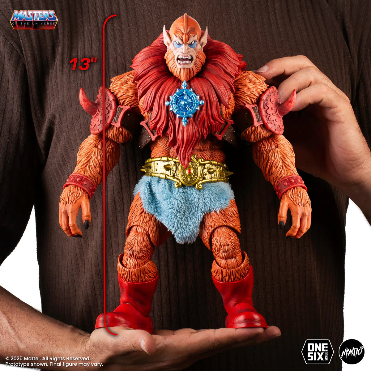 Masters of the Universe – Beast Man 1/6 Scale Figur – Classic Variant - Limitiert