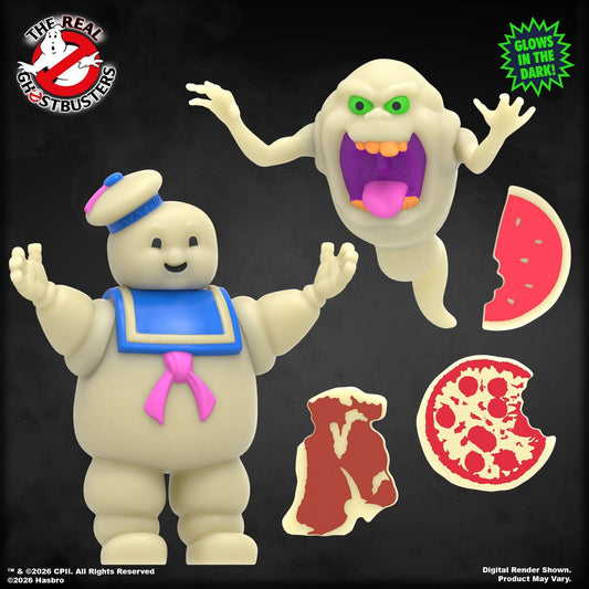 Ghostbusters Kenner Classics Ecto-Glow Classic Ghosts – Slimer & Marshmallow-Mann