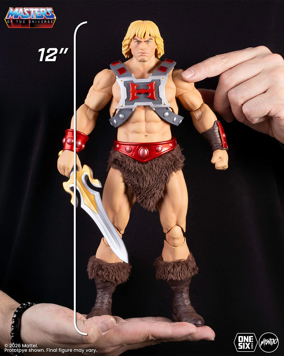 Masters of the Universe – He-Man Deluxe 2.0 1/6 Scale Figure – Timed Edition