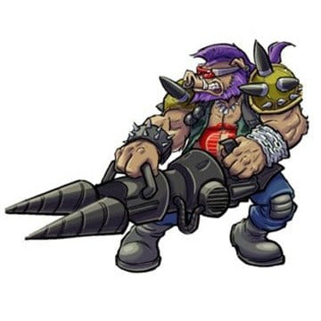 Teenage Mutant Ninja Turtles x G.I. Joe Crossover Classics Actionfigur Rocksteady x Dreadnok Buzzer 12 cm