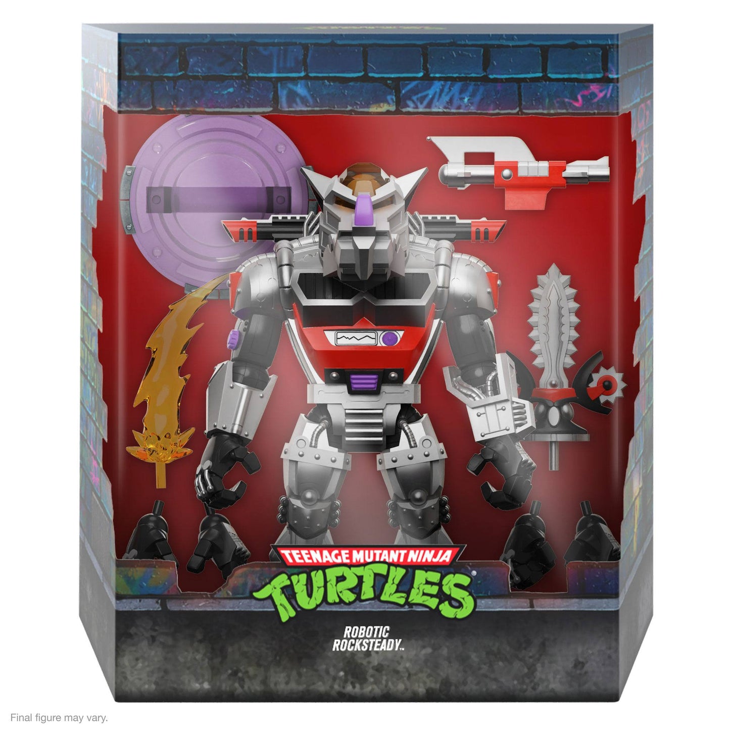 Teenage Mutant Ninja Turtles Ultimates Actionfigur Robot Rocksteady 20 cm