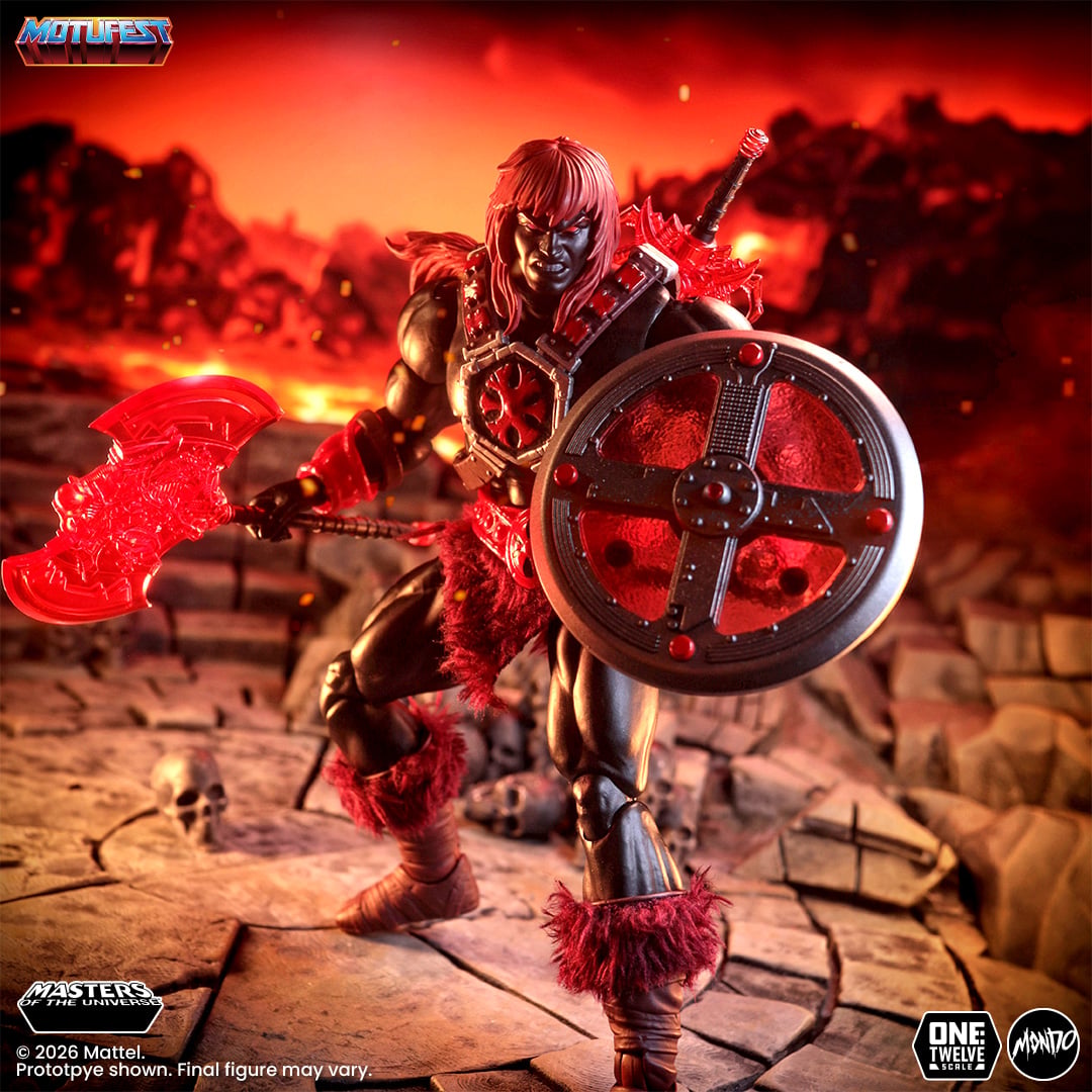 Mondo Masters of the Universe 200X – Anti-Eternia He-Man 1:12 Scale – MOTUFest 2026 Exclusive