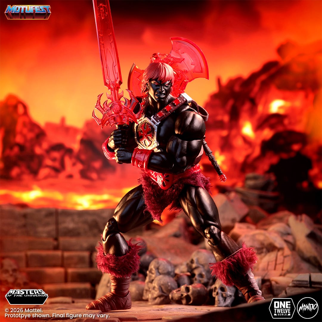 Mondo Masters of the Universe 200X – Anti-Eternia He-Man 1:12 Scale – MOTUFest 2026 Exclusive