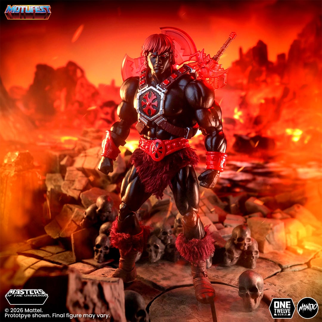 Mondo Masters of the Universe 200X – Anti-Eternia He-Man 1:12 Scale – MOTUFest 2026 Exclusive
