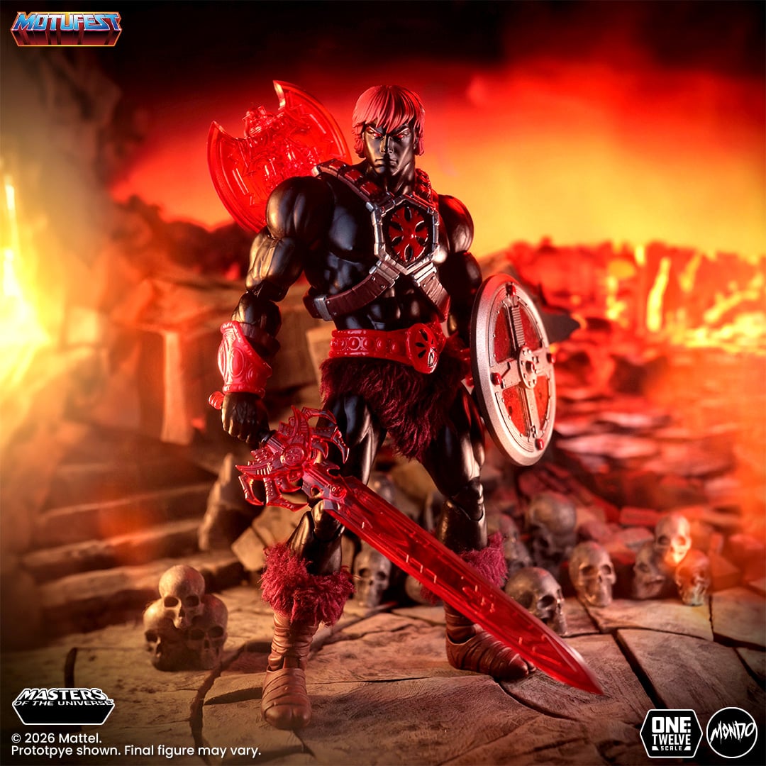 Mondo Masters of the Universe 200X – Anti-Eternia He-Man 1:12 Scale – MOTUFest 2026 Exclusive