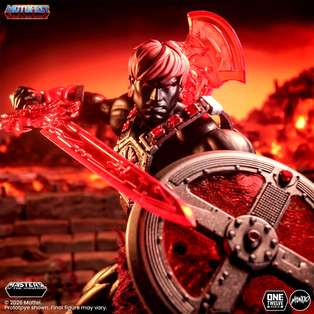 Mondo Masters of the Universe 200X – Anti-Eternia He-Man 1:12 Scale – MOTUFest 2026 Exclusive