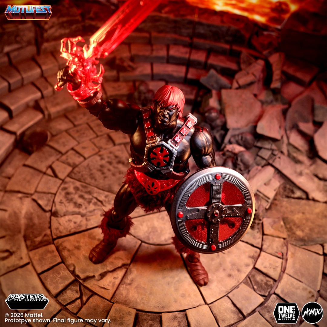 Mondo Masters of the Universe 200X – Anti-Eternia He-Man 1:12 Scale – MOTUFest 2026 Exclusive