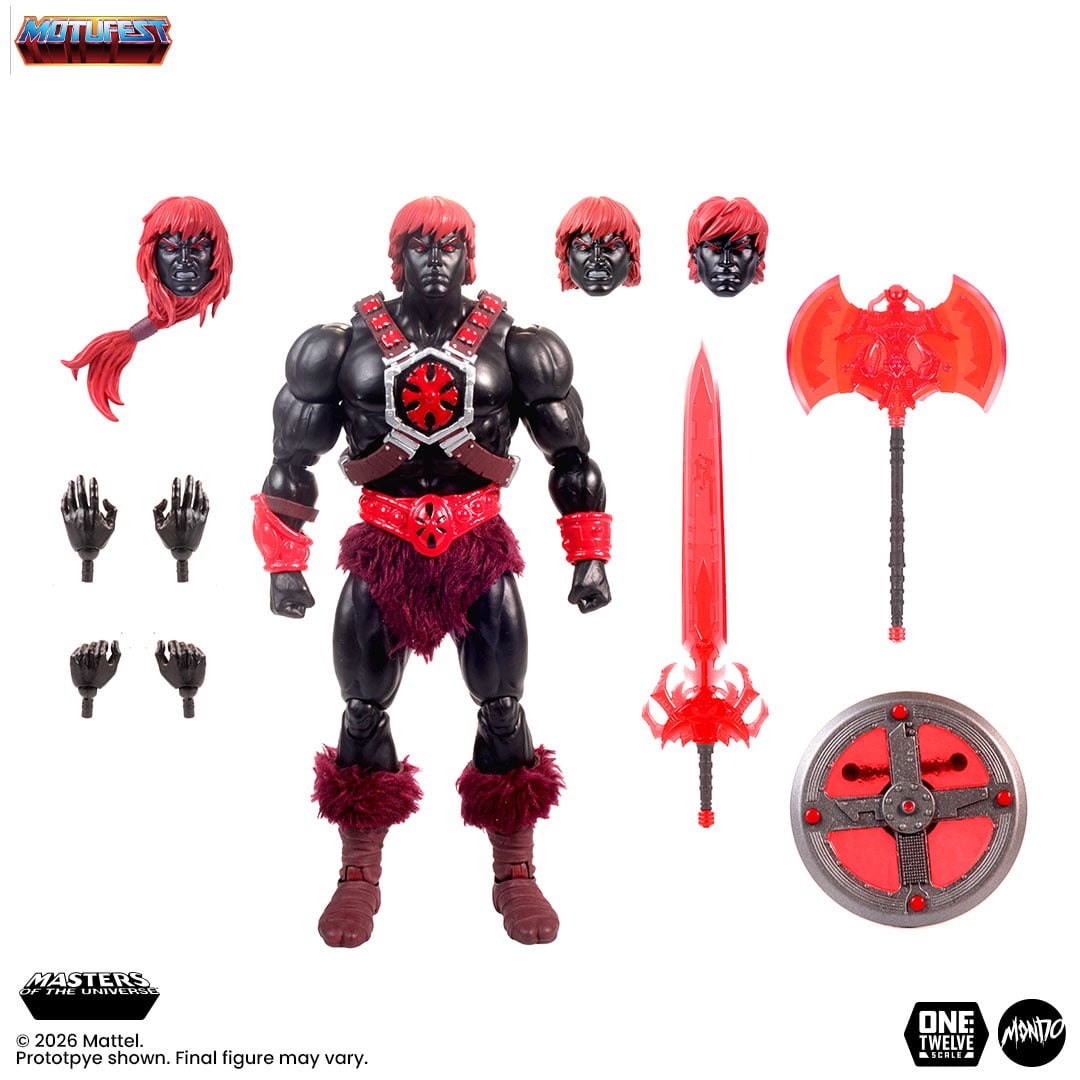 Mondo Masters of the Universe 200X – Anti-Eternia He-Man 1:12 Scale – MOTUFest 2026 Exclusive
