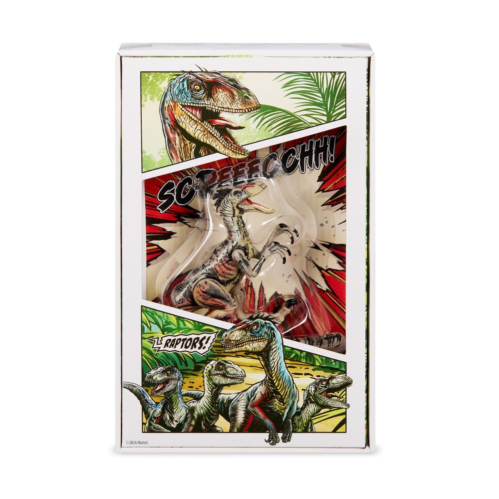 Jurassic World Hammond Collection – 25th Anniversary Comic Style Velociraptor