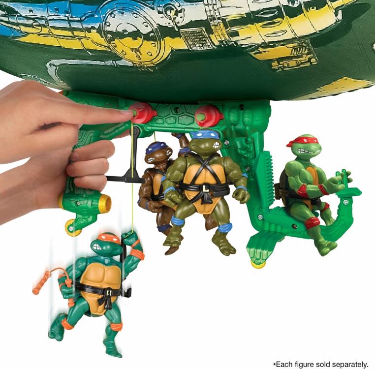 Playmates Turtle Blimp Fahrzeug (Zeppelin) - Neuauflage