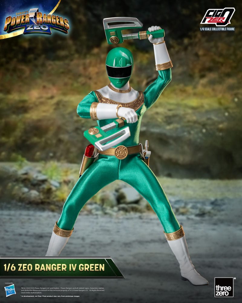 Power Rangers Zeo FigZero Actionfigur 1/6 Ranger IV Green 30 cm