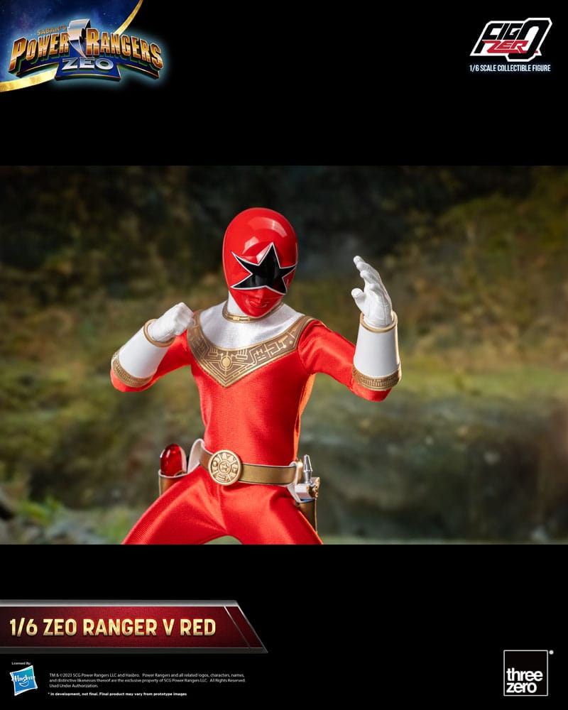 Power Rangers Zeo FigZero Actionfigur 1/6 Ranger V Red 30 cm