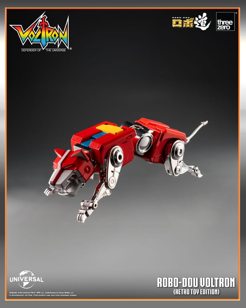 Voltron: Defender of the Universe Robo-Dou Actionfigur Voltron Retro Toy Edition 27 cm