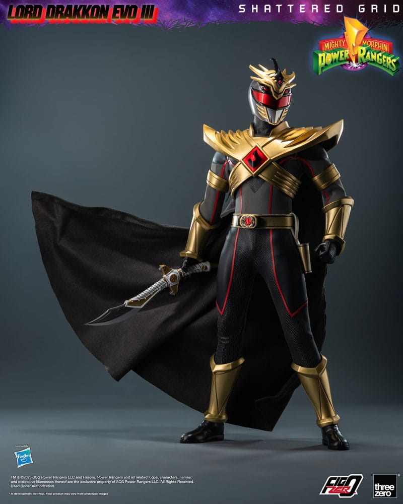 Mighty Morphin Power Rangers Shattered Grid FigZero Actionfigur 1/6 Lord Drakkon Evo III 30cm