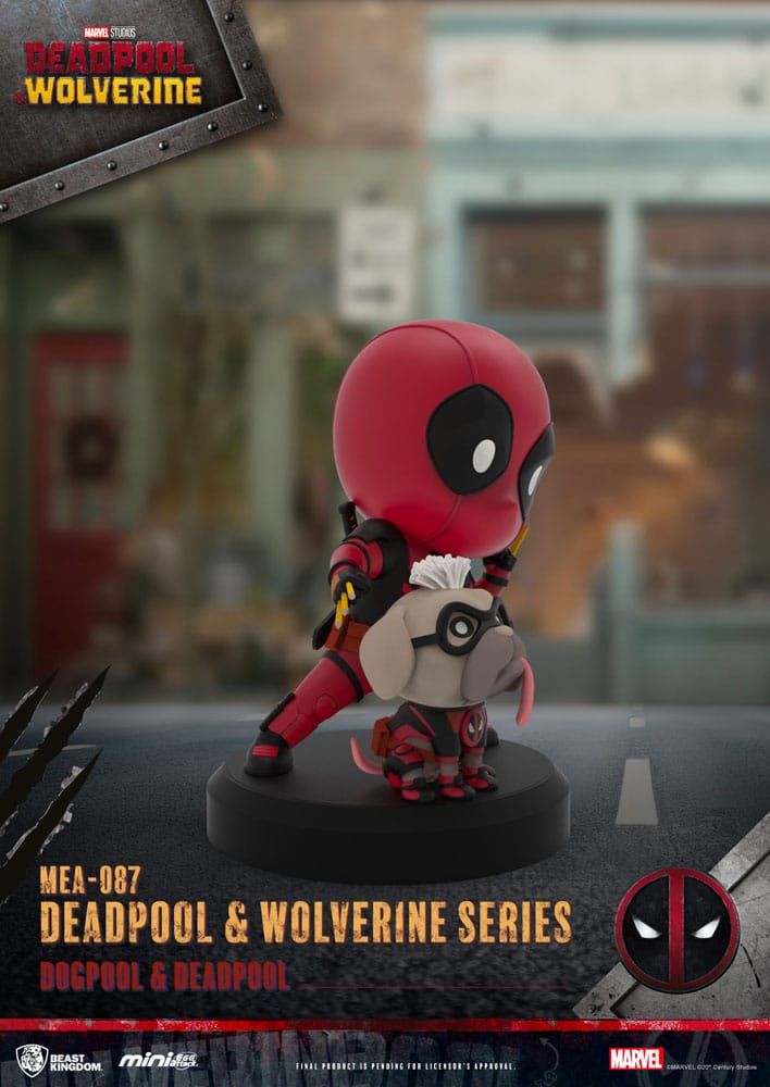 Deadpool 3 Deadpool & Wolverine Series Mini Egg Attack Figuren Set 8 cm