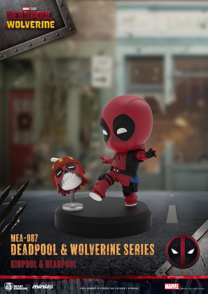 Deadpool 3 Deadpool & Wolverine Series Mini Egg Attack Figuren Set 8 cm