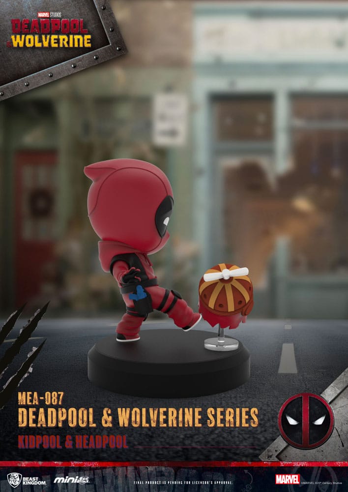 Deadpool 3 Deadpool & Wolverine Series Mini Egg Attack Figuren Set 8 cm