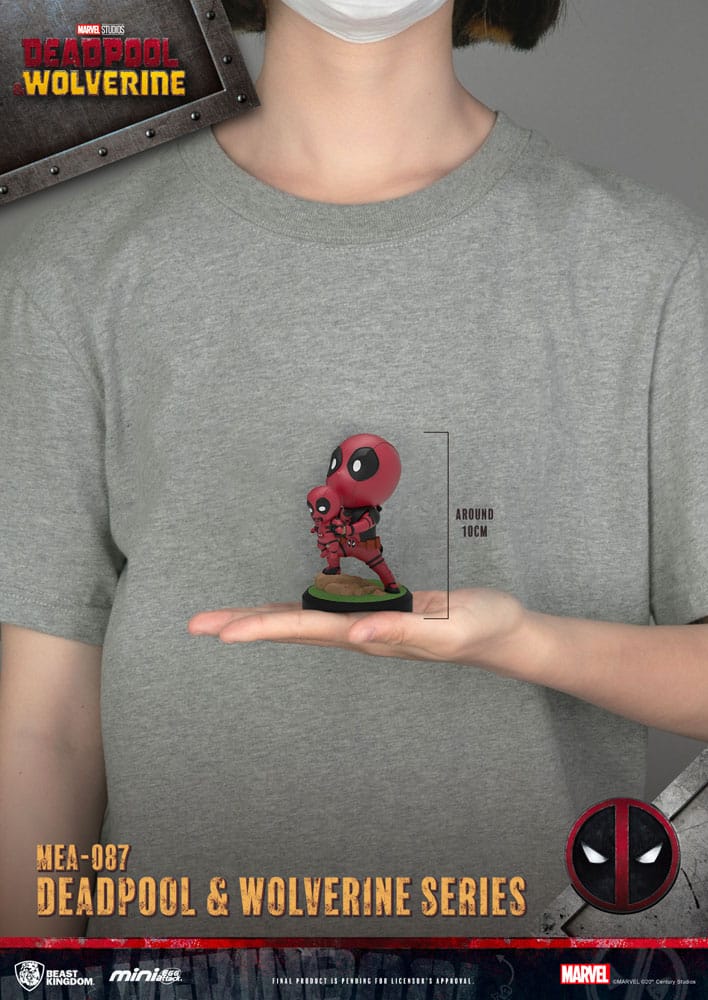 Deadpool 3 Deadpool & Wolverine Series Mini Egg Attack Figuren Set 8 cm
