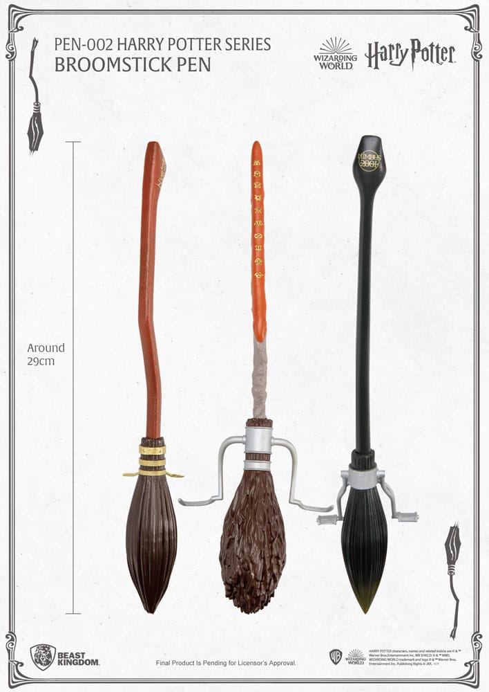 Harry Potter Kugelschreiber Firebolt Besenstiel 29 cm