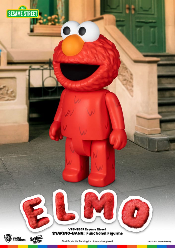 Sesamstraße Syaking Bang Vinyl Spardose Elmo 47 cm