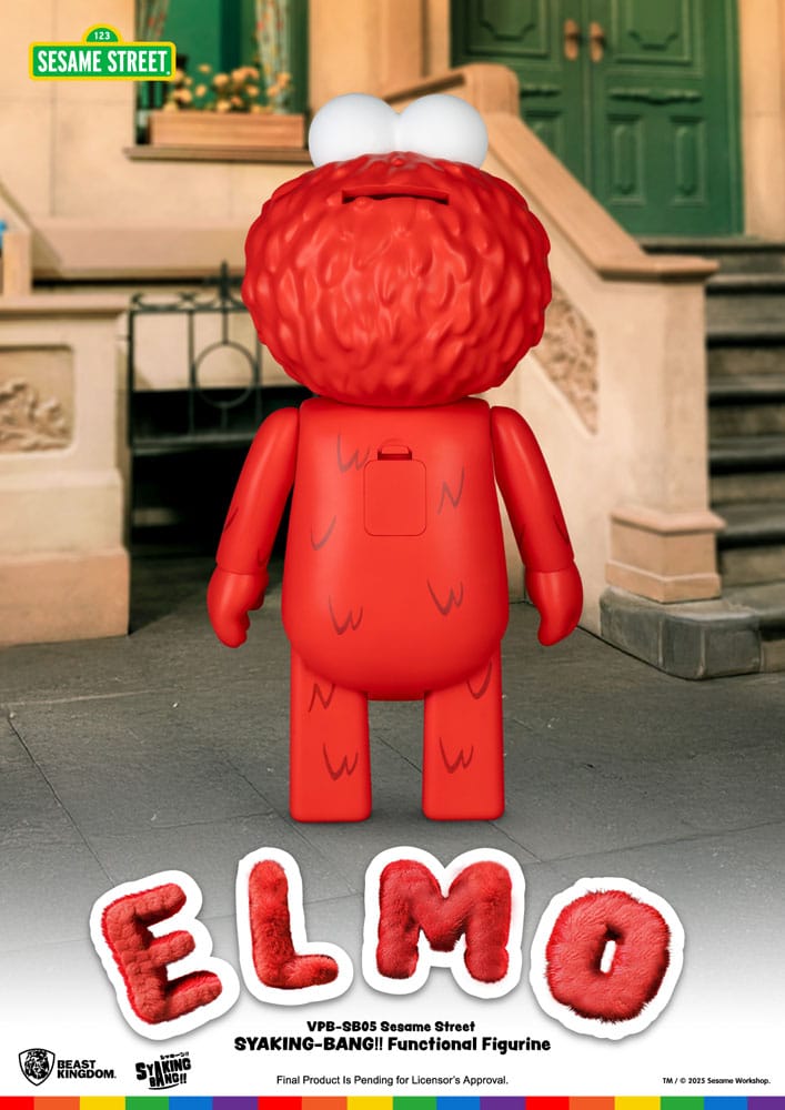 Sesamstraße Syaking Bang Vinyl Spardose Elmo 47 cm