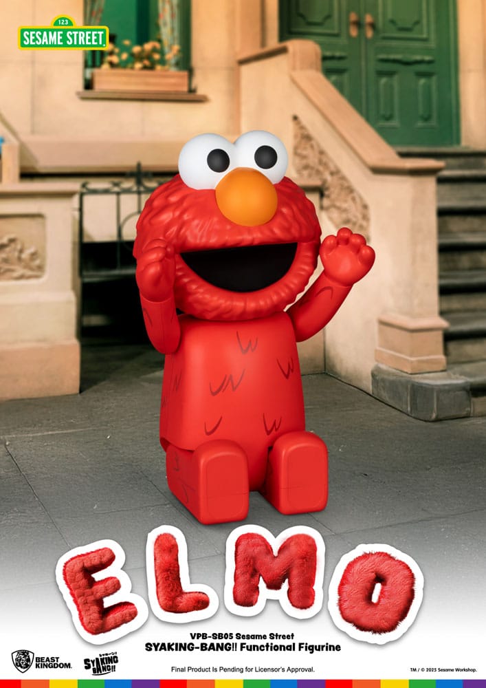 Sesamstraße Syaking Bang Vinyl Spardose Elmo 47 cm