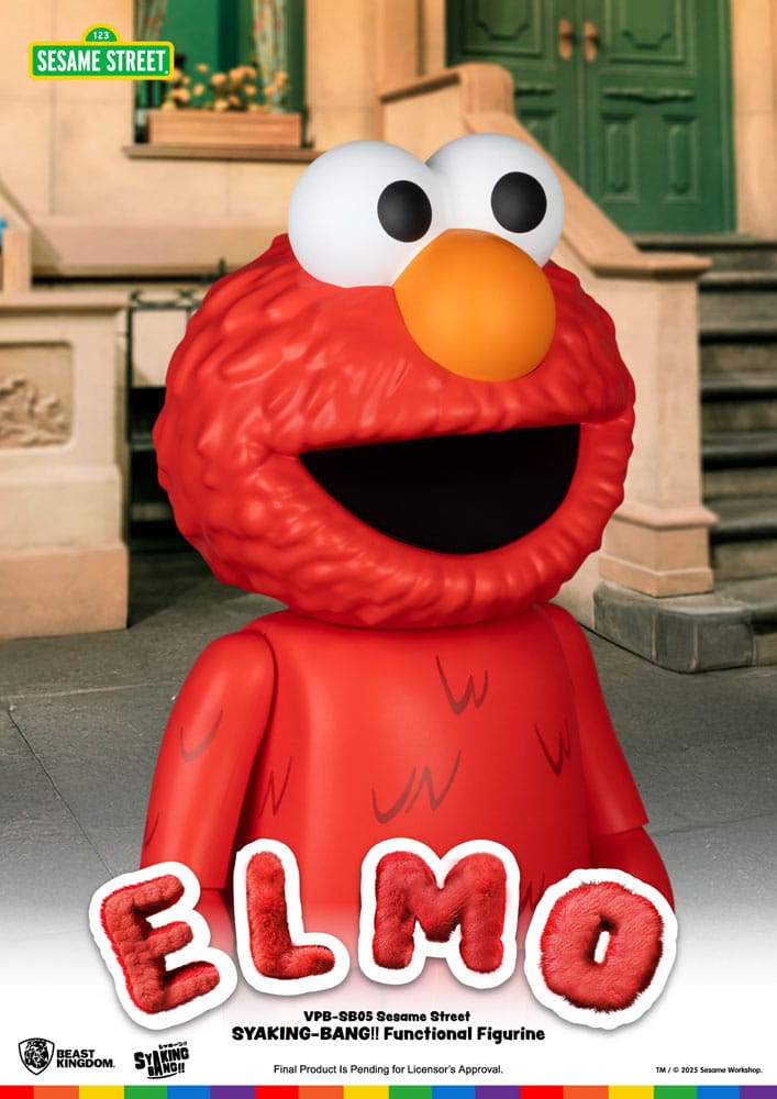 Sesamstraße Syaking Bang Vinyl Spardose Elmo 47 cm