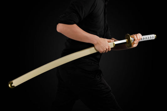 One Piece Proplica Repliken 1/1 Roronoa Zoro Three Sword Style Schwerter Set 95 cm
