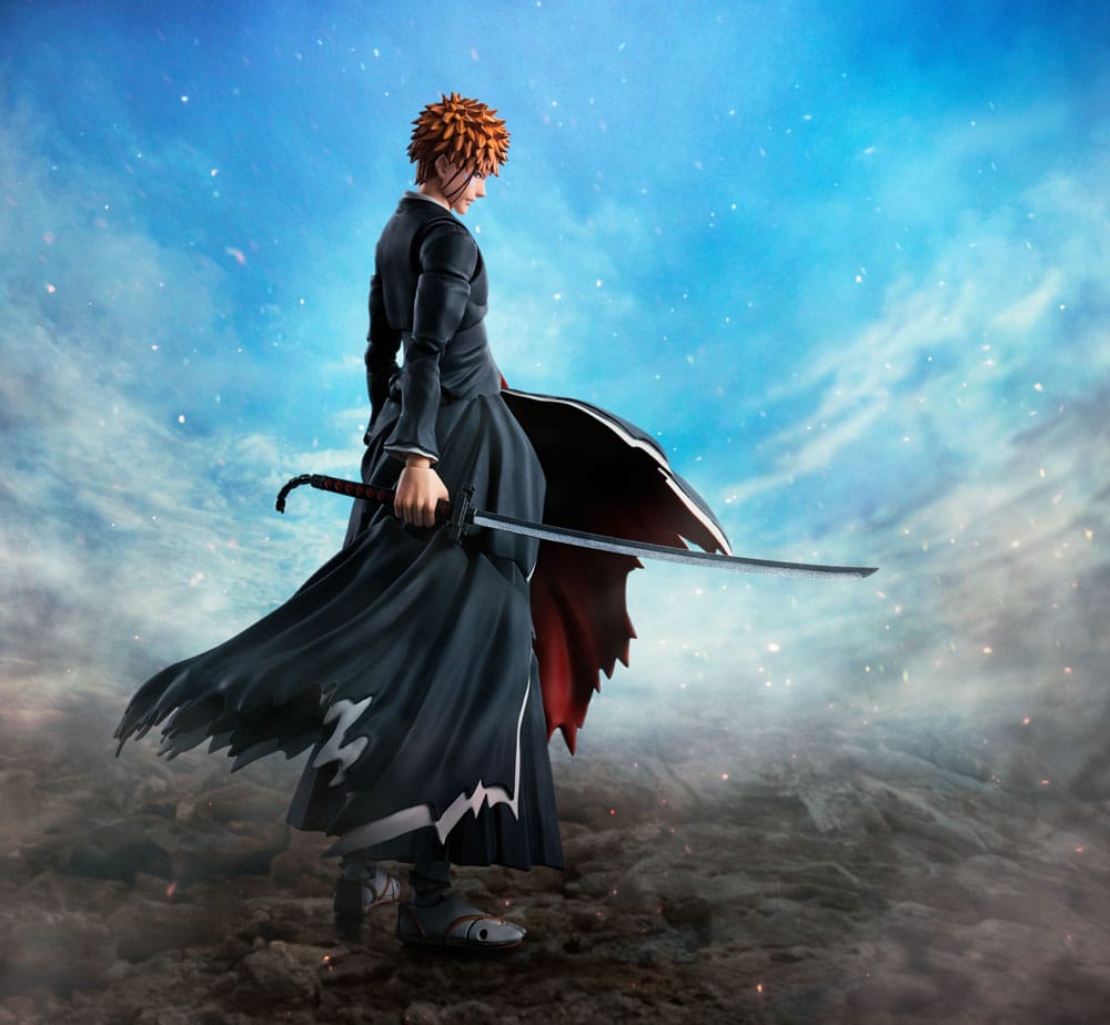Bleach S.H. Figuarts Actionfigur Ichigo Kurosaki Getsugatensho 16 cm