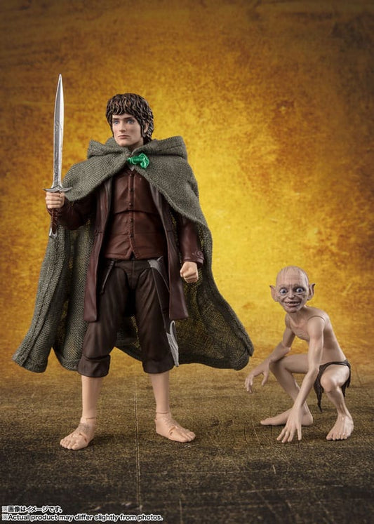Herr der Ringe S.H. Figuarts Actionfiguren Frodo Beutlin & Gollum