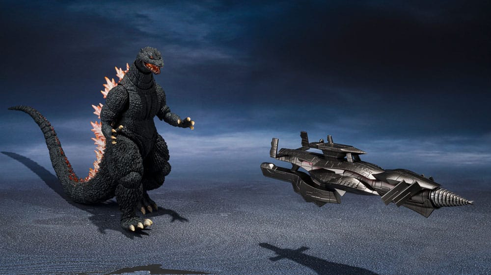 Godzilla: Final Wars S.H.MonsterArts Actionfigur Godzilla Heat Ray Ver. vs. New Gotengo 16 cm