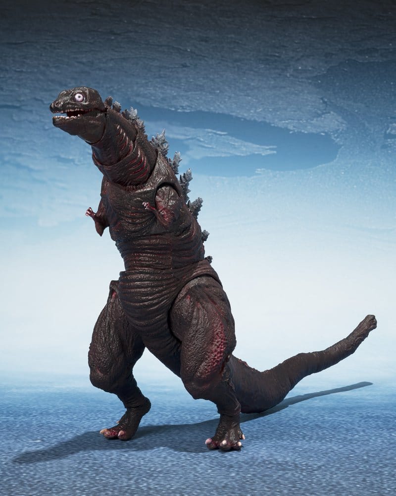 Godzilla 2016 S.H.MonsterArts Actionfiguren 3er-Pack The Second Form, Thrid Form, Giant Unidentified Creature Set