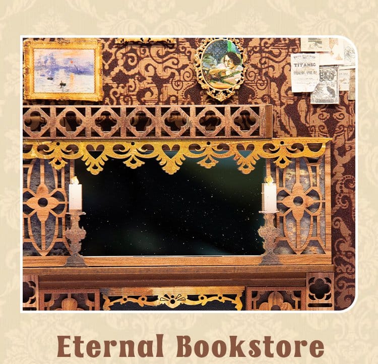 Book Nook Eternal Bookstore 23 x 11 cm