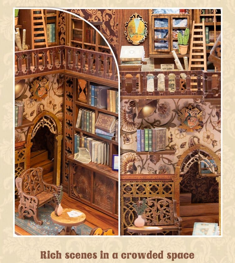 Book Nook Eternal Bookstore 23 x 11 cm