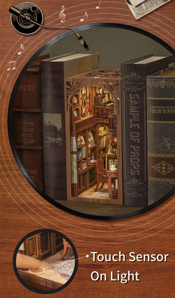 Book Nook The Secret Rhythm 23 x 11 cm