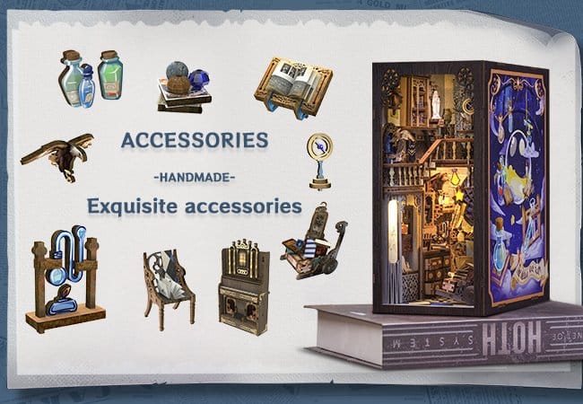 Book Nook Nebula Common Room 23 x 11 cm